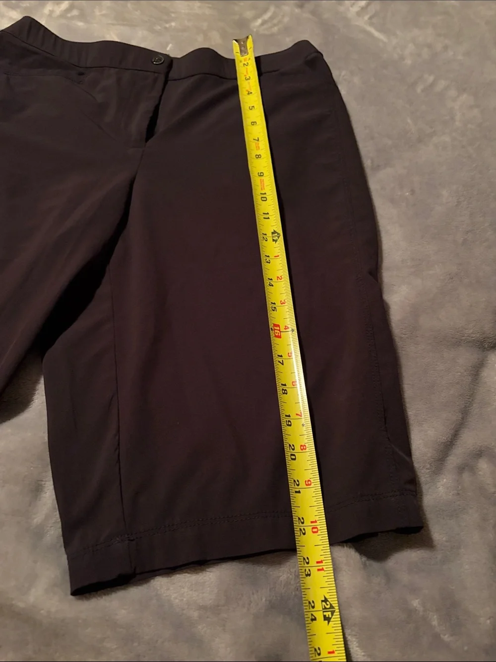 Men's Flat Front Cargo Shorts - Black